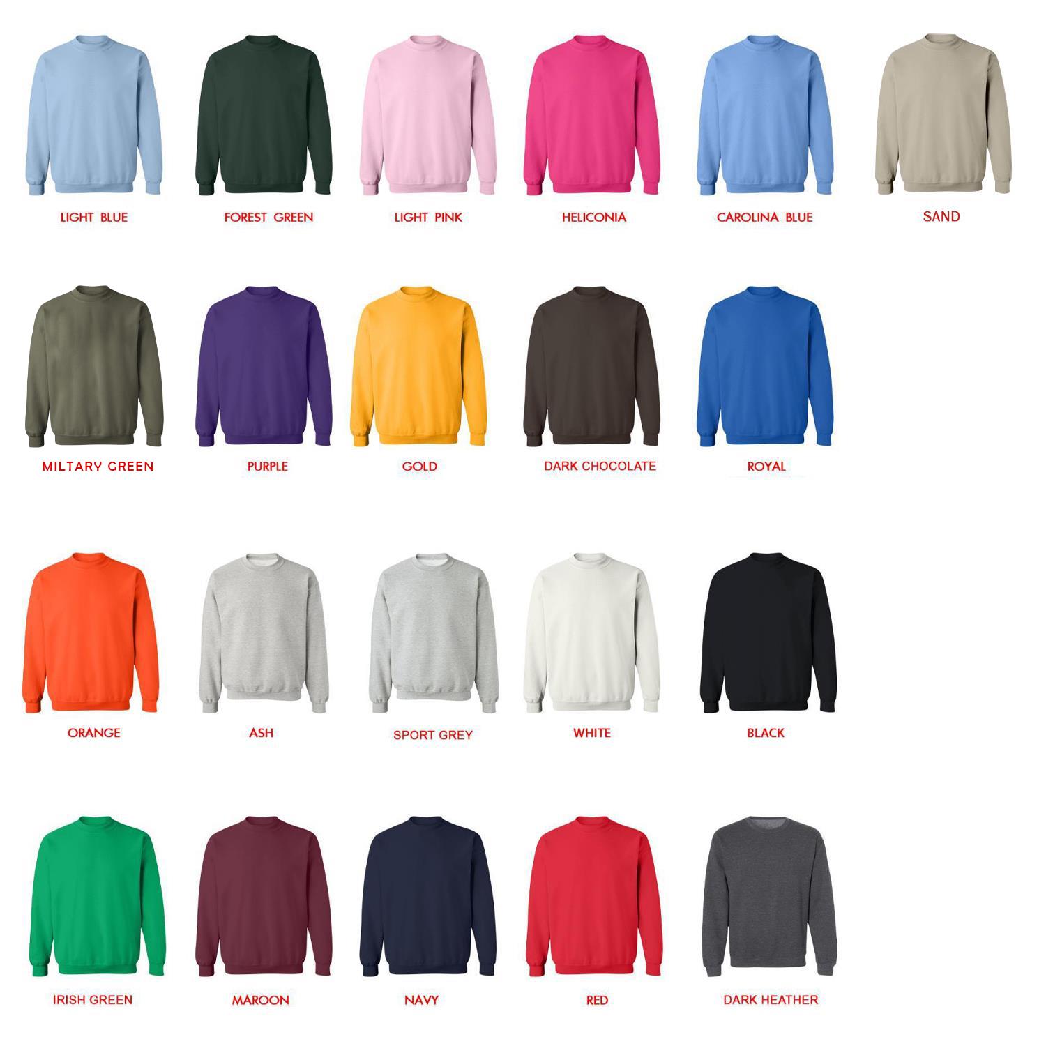 sweatshirt color chart - One Punch Man Gifts