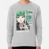 ssrcolightweight sweatshirtmensheather greyfrontsquare productx1000 bgf8f8f8 3 - One Punch Man Gifts