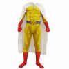 Anime ONE PUNCH MAN Costume Saitama Cosplay Male Men Boys Halloween Jumpsuit Outfits with Cloak Cape 2 - One Punch Man Gifts