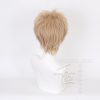 Anime ONE PUNCH MAN Genos Cosplay Wig Short Synthetic Hair Halloween Party Heat Resistant Wigs Wig 1 - One Punch Man Gifts
