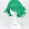 One Punch Man Senritsu No Tatsumaki Cosplay Wig Green Curly Heat Resistant Synthetic Hair Wig Wig 1 - One Punch Man Gifts
