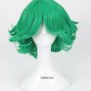 One Punch Man Senritsu No Tatsumaki Cosplay Wig Green Curly Heat Resistant Synthetic Hair Wig Wig - One Punch Man Gifts