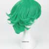 One Punch Man Senritsu No Tatsumaki Cosplay Wig Green Curly Heat Resistant Synthetic Hair Wig Wig 3 - One Punch Man Gifts